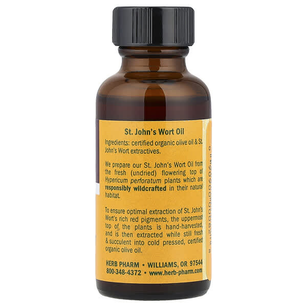 Alternative view of Herb Pharm, St. John's Wort Oil, 1 fl oz (30 ml)