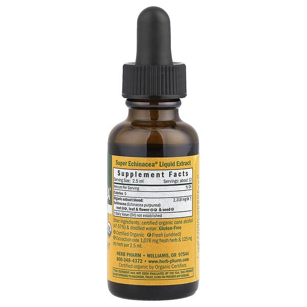 Alternative view of Herb Pharm, Super Echinacea®, 1 fl oz (30 ml)