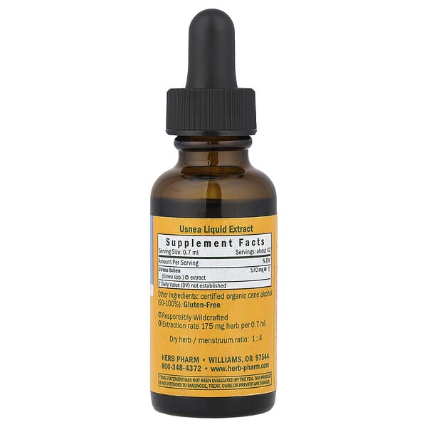 Alternative view of Herb Pharm, Usnea, 1 fl oz (30 ml)