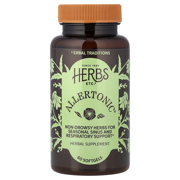 Herbs Etc., Allertonic®, 60 Softgels