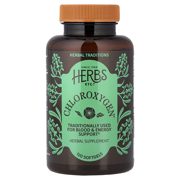 Herbs Etc., ChlorOxygen®, 120 Softgels