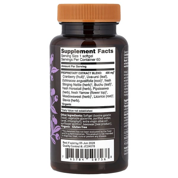 Alternative view of Herbs Etc., CranBladder ReLeaf®, 60 Softgels