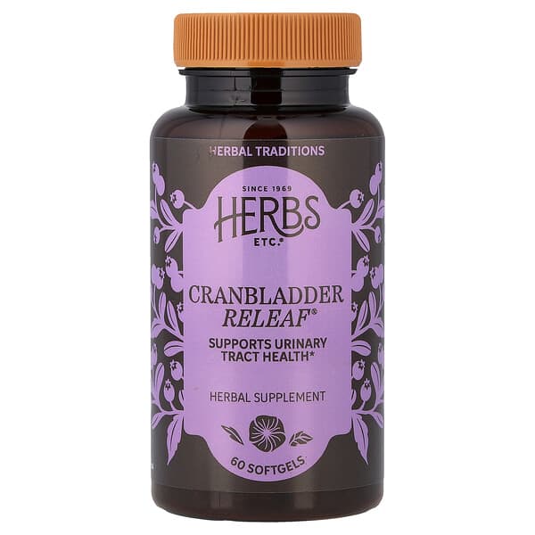 Herbs Etc., CranBladder ReLeaf®, 60 Softgels