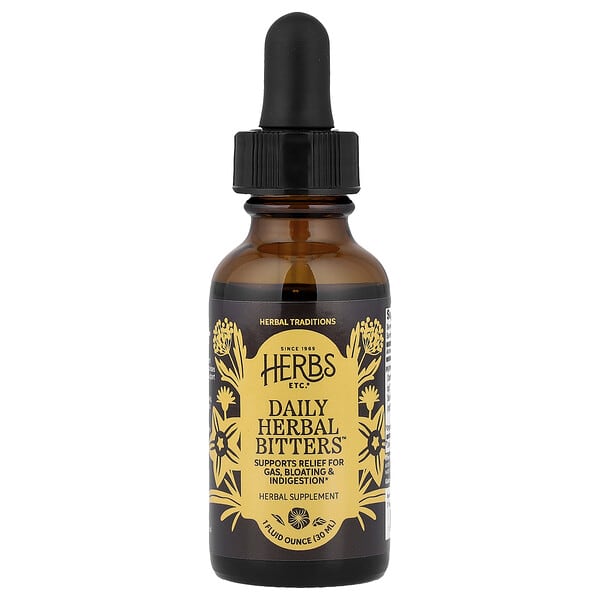 Herbs Etc., Daily Herbal Bitters™, 1 fl oz (30 ml) 2 Herbs Etc., Daily Herbal Bitters™, 1 fl oz (30 ml)