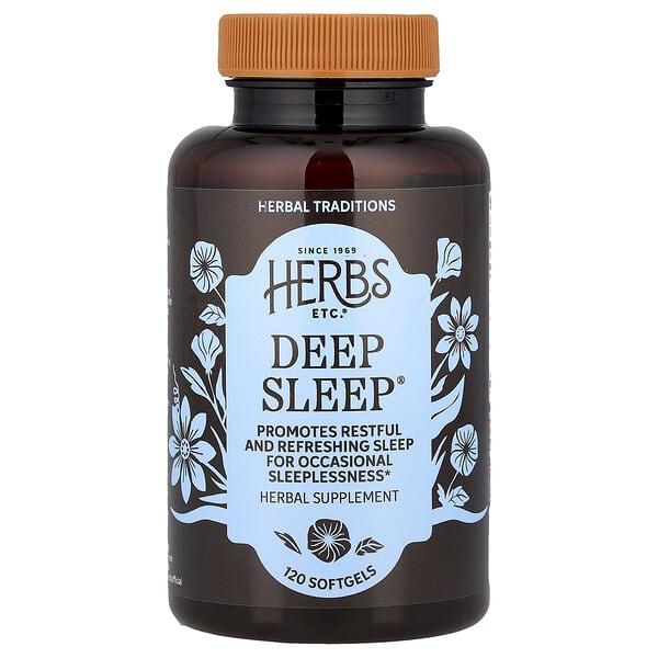 Herbs Etc., Deep Sleep®, 120 Softgels