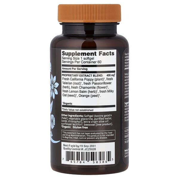 Alternative view of Herbs Etc., Deep Sleep®, 60 Softgels (400 mg per Softgel)