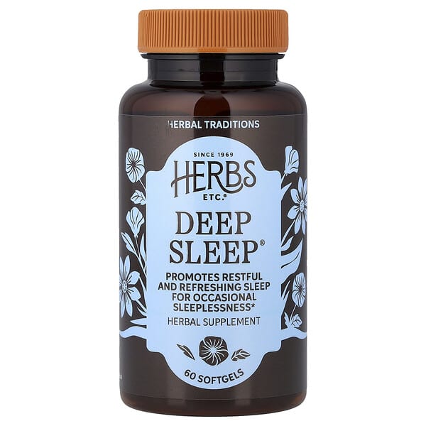 Herbs Etc., Deep Sleep®, 60 Softgels (400 mg per Softgel)