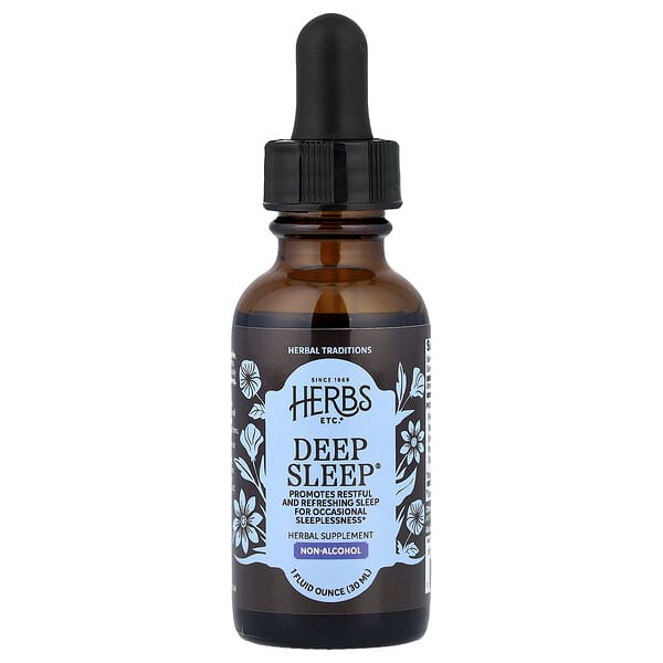 Herbs Etc., Deep Sleep®, Alcohol Free, 1 fl oz (30 ml)