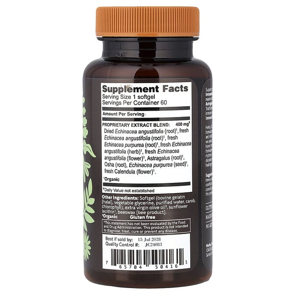 Alternative view of Herbs Etc., ImmunoBoost™, 60 Softgels