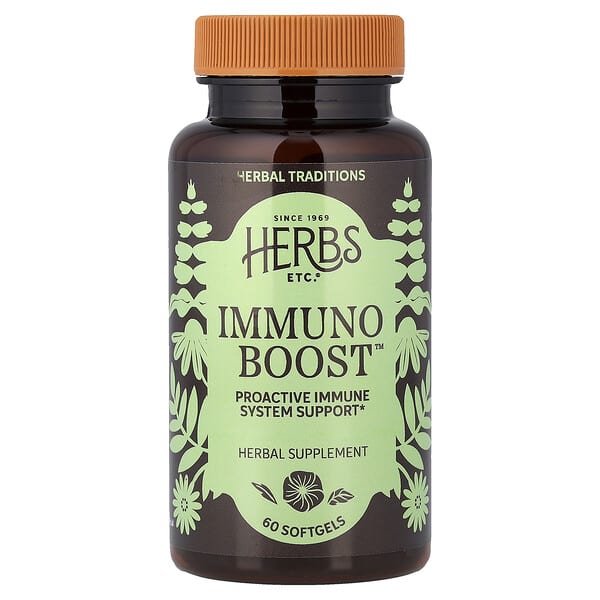 Herbs Etc., ImmunoBoost™, 60 Softgels