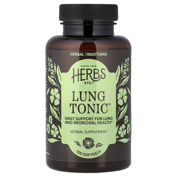 Herbs Etc., Lung Tonic™, 120 Softgels