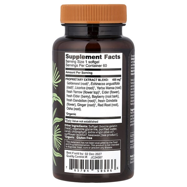 Alternative view of Herbs Etc., Peak Defense™, 60 Softgels