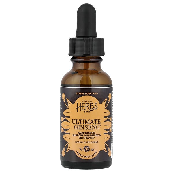 Herbs Etc., Ultimate Ginseng™, 1 fl oz (30 ml)