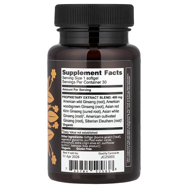 Alternative view of Herbs Etc., Ultimate Ginseng™, 30 Softgels