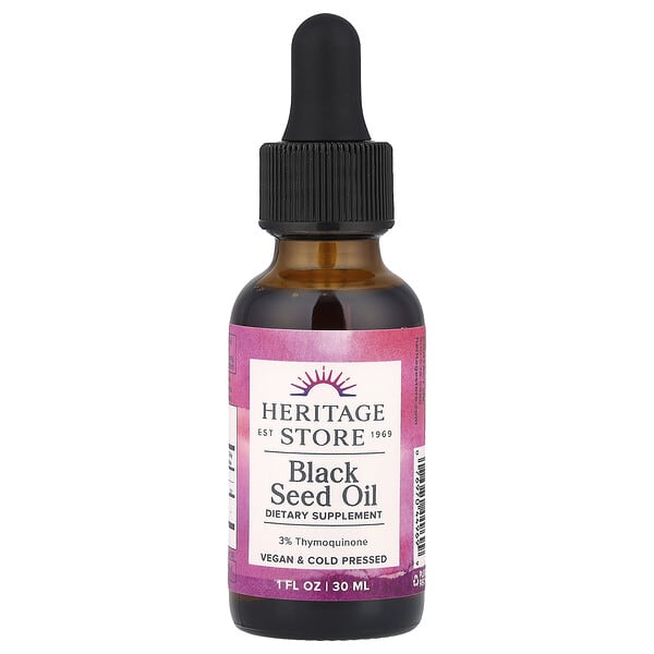 Heritage Store, Black Seed Oil, 1 fl oz (30 ml) 5 Heritage Store, Black Seed Oil, 1 fl oz (30 ml)