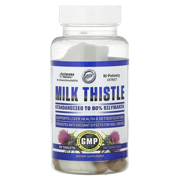 Hi Tech Pharmaceuticals, Milk Thistle, 90 Tablets (360 mg per Tablet)