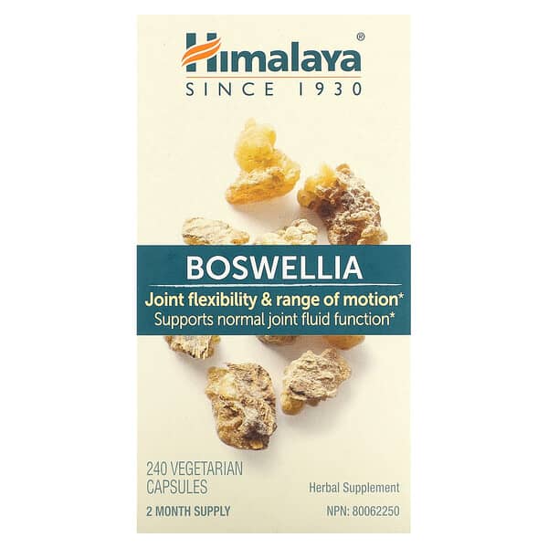 Himalaya, Boswellia, 240 Vegetarian Capsules (125 mg per Capsule)