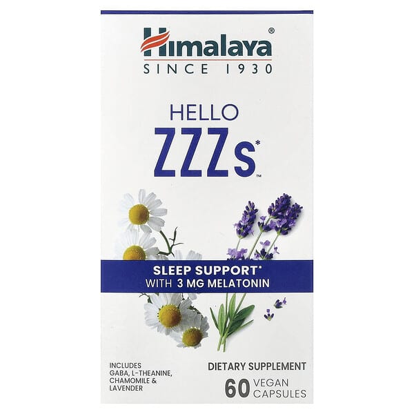 Himalaya, Hello ZZZs™, 60 Vegan Capsules