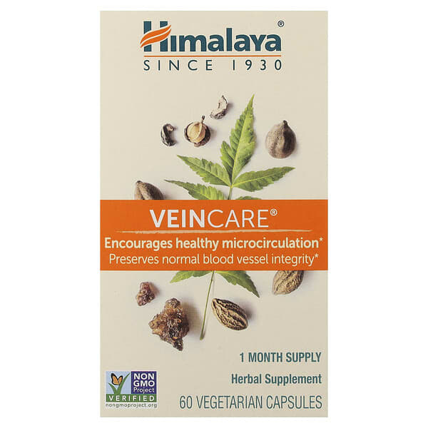 Himalaya, VeinCare®, 60 Vegetarian Capsules