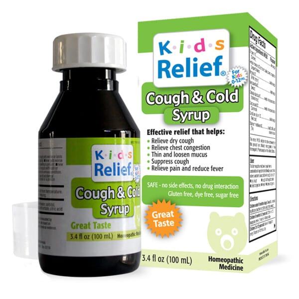 Alternative view of Homeolab USA, Kids Relief, Cough & Cold Syrup, For Kids 0-12 Yrs, 3.4 fl oz (100 ml)