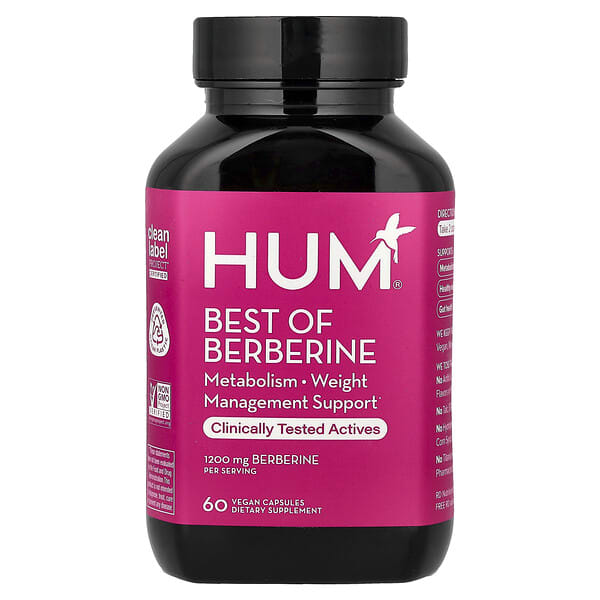 HUM Nutrition, Best of Berberine, 60 Vegan Capsules