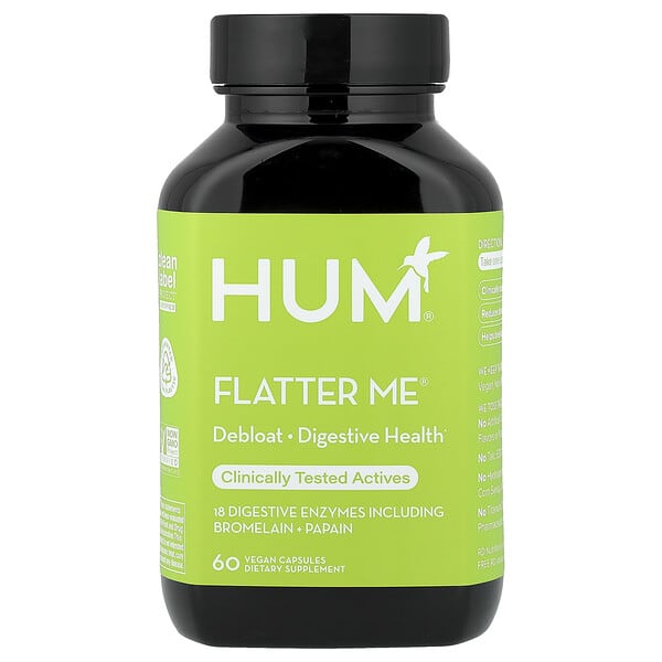 HUM Nutrition, Flatter Me®, 60 Vegan Capsules