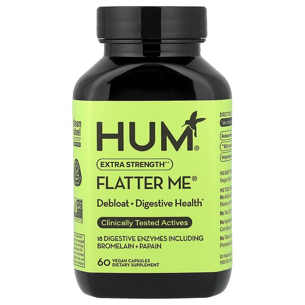 HUM Nutrition, Flatter Me®, 60 Vegan Capsules