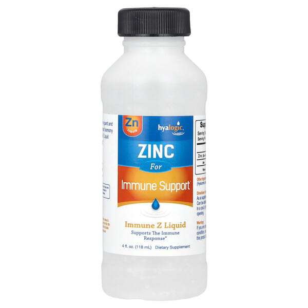 Hyalogic, Zinc For Immune Support, 4 fl oz (118 ml) (7.5 mg per Serving) 2 Hyalogic, Zinc For Immune Support, 4 fl oz (118 ml) (7.5 mg per Serving)