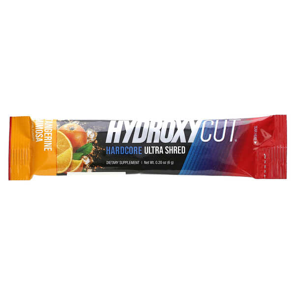 Alternative view of Hydroxycut, Hardcore Ultra Shed Drink Sticks, Tangerine Mimosa, 20 Packets, 0.2 oz (6 g) Each