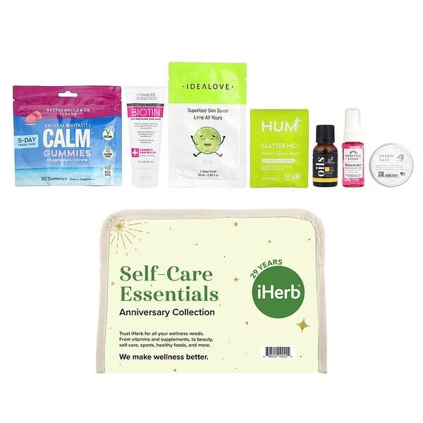 iHerb Exclusive, Self-Care Essentials, Anniversary Collection, 8 Piece Set