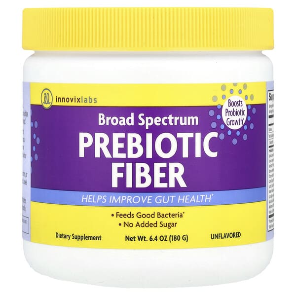 InnovixLabs, Broad Spectrum Prebiotic Fiber, Unflavored, 6.4 oz (180 g) 2 InnovixLabs, Broad Spectrum Prebiotic Fiber, Unflavored, 6.4 oz (180 g)