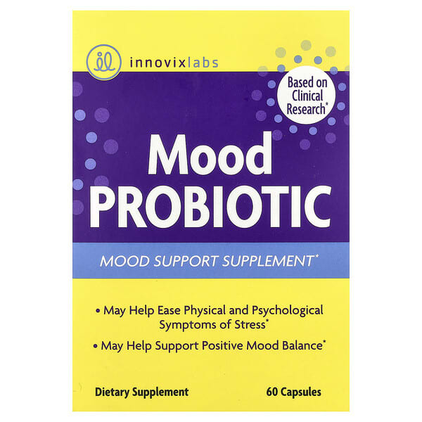InnovixLabs, Mood Probiotic, 60 Capsules