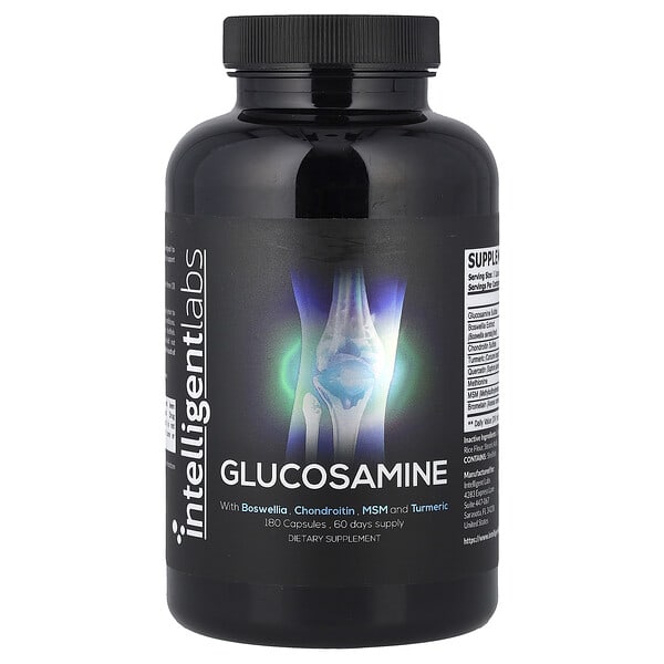 Intelligent Labs, Glucosamine, 180 Capsules