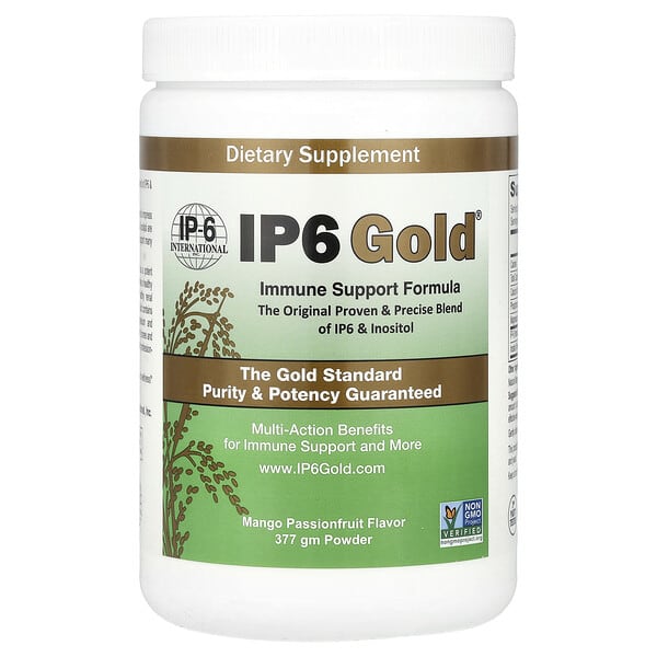 IP-6 International, IP6 Gold®, Immune Support Formula Powder, Mango Passionfruit, 377 gm 3 IP-6 International, IP6 Gold®, Immune Support Formula Powder, Mango Passionfruit, 377 gm