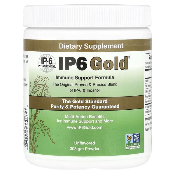 IP-6 International, IP6 Gold®, Immune Support Formula Powder, Unflavored, 308 g