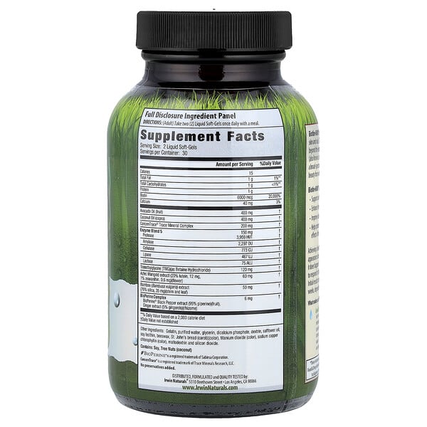 Alternative view of Irwin Naturals, Biotin-6000®, 60 Liquid Soft-Gels