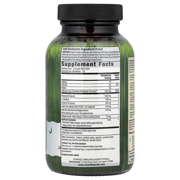 Alternative view of Irwin Naturals, Dual-Action Fat Burner Red™, 75 Liquid Soft-Gels