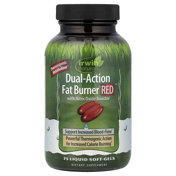 Irwin Naturals, Dual-Action Fat Burner Red™, 75 Liquid Soft-Gels