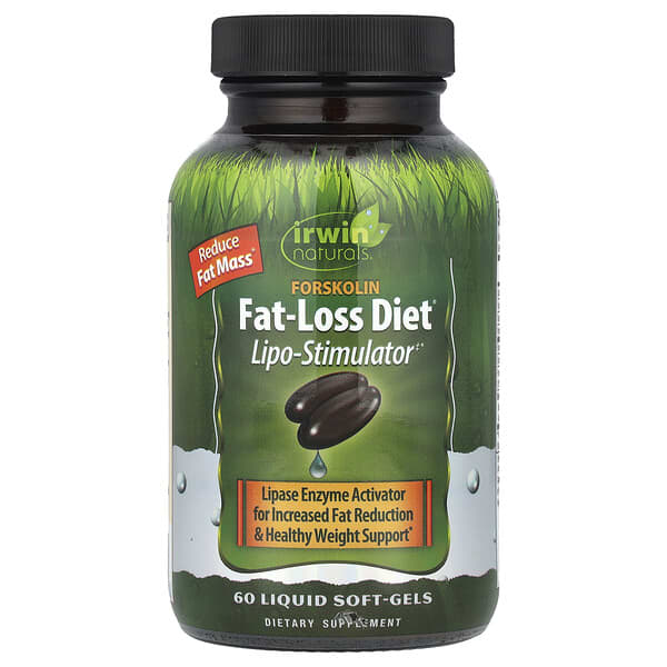 Irwin Naturals, Forskolin Fat-Loss Diet®, 60 Liquid Soft-Gels