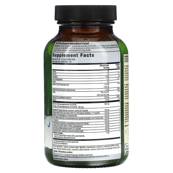 Alternative view of Irwin Naturals, Healthy Brain, All-Day Focus, 60 Liquid Soft-Gels