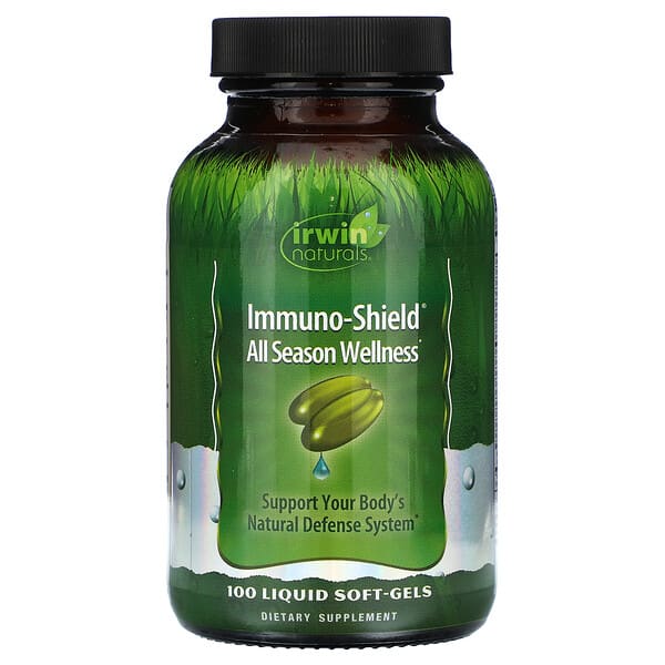 Irwin Naturals, Immuno-Shield, All Season Wellness, 100 Liquid Soft-Gels