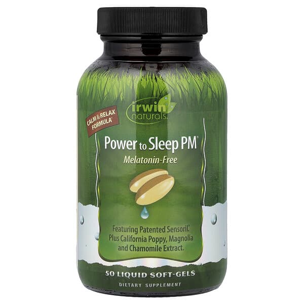 Irwin Naturals, Power to Sleep PM®, Melatonin-Free, 50 Liquid Soft-Gels 3 Irwin Naturals, Power to Sleep PM®, Melatonin-Free, 50 Liquid Soft-Gels