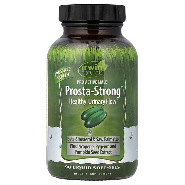 Irwin Naturals, Pro-Active Male, Prosta-Strong®, Healthy Urinary Flow, 90 Liquid Soft-Gels