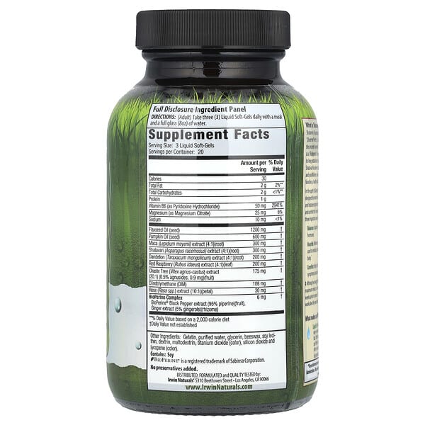 Alternative view of Irwin Naturals, Shatavari-Rose Mind & Body, For Women , 60 Liquid Soft-Gels