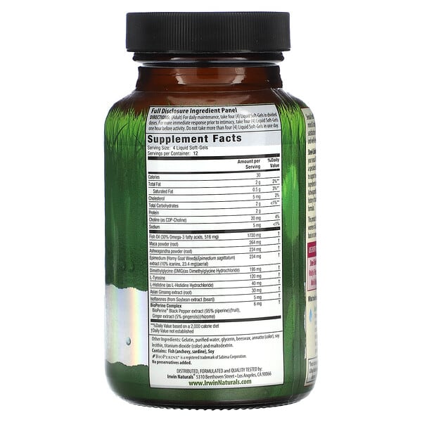 Alternative view of Irwin Naturals, Steel-Libido For Women, 48 Liquid Soft-Gels