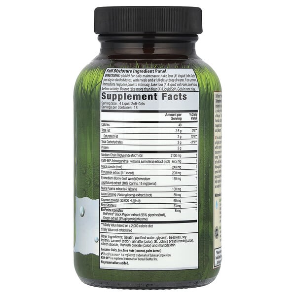 Alternative view of Irwin Naturals, Steel-Libido® Peak Testosterone®, 75 Liquid Soft-Gels