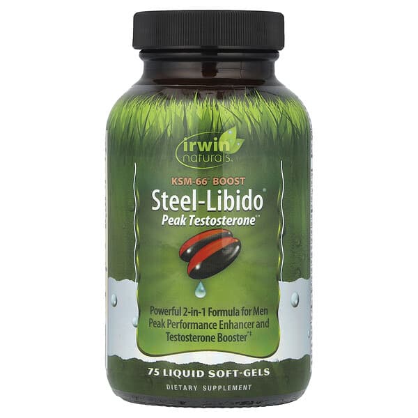 Irwin Naturals, Steel-Libido® Peak Testosterone®, 75 Liquid Soft-Gels
