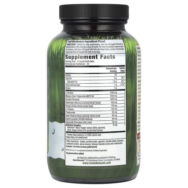 Alternative view of Irwin Naturals, Steel-Libido Red®, Magnum Blood-Flow, 150 Liquid Soft-Gels