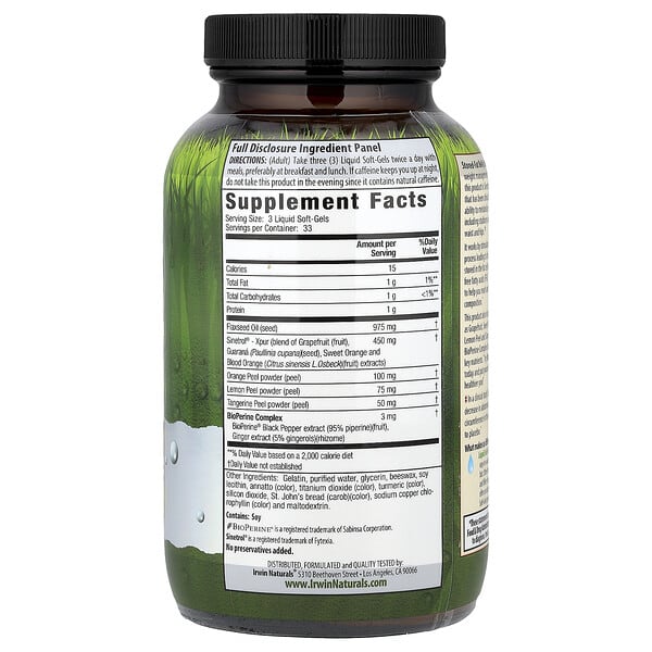 Alternative view of Irwin Naturals, Stored-Fat Belly Burner®, 100 Liquid Soft-Gels