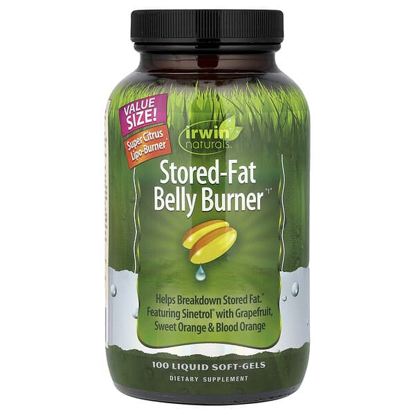 Irwin Naturals, Stored-Fat Belly Burner®, 100 Liquid Soft-Gels